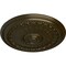 Ekena Millwork Brunswick Ceiling Medallion (Fits Canopies up to 4 1/2"), Hand-Painted Green Gold, 27"OD x 2 1/2"P CM27BRGGS - alternate 3